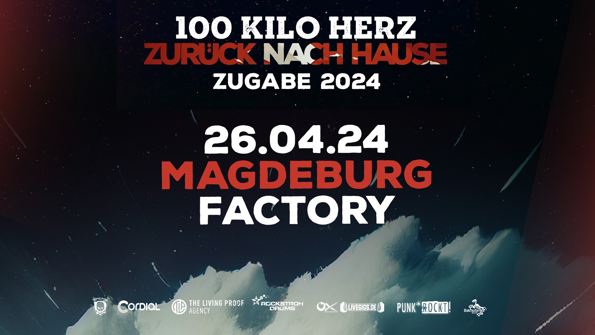 100 Kilo Herz // Zurück nach Hause Tour // 26.04.2024