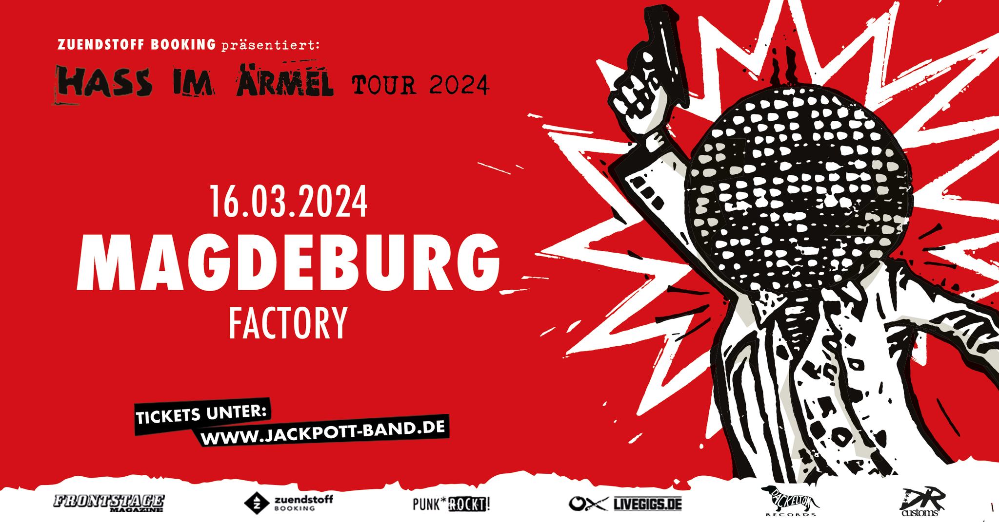 Jack Pott // Hass im Ärmel Tour 2024 // 16.03.2024