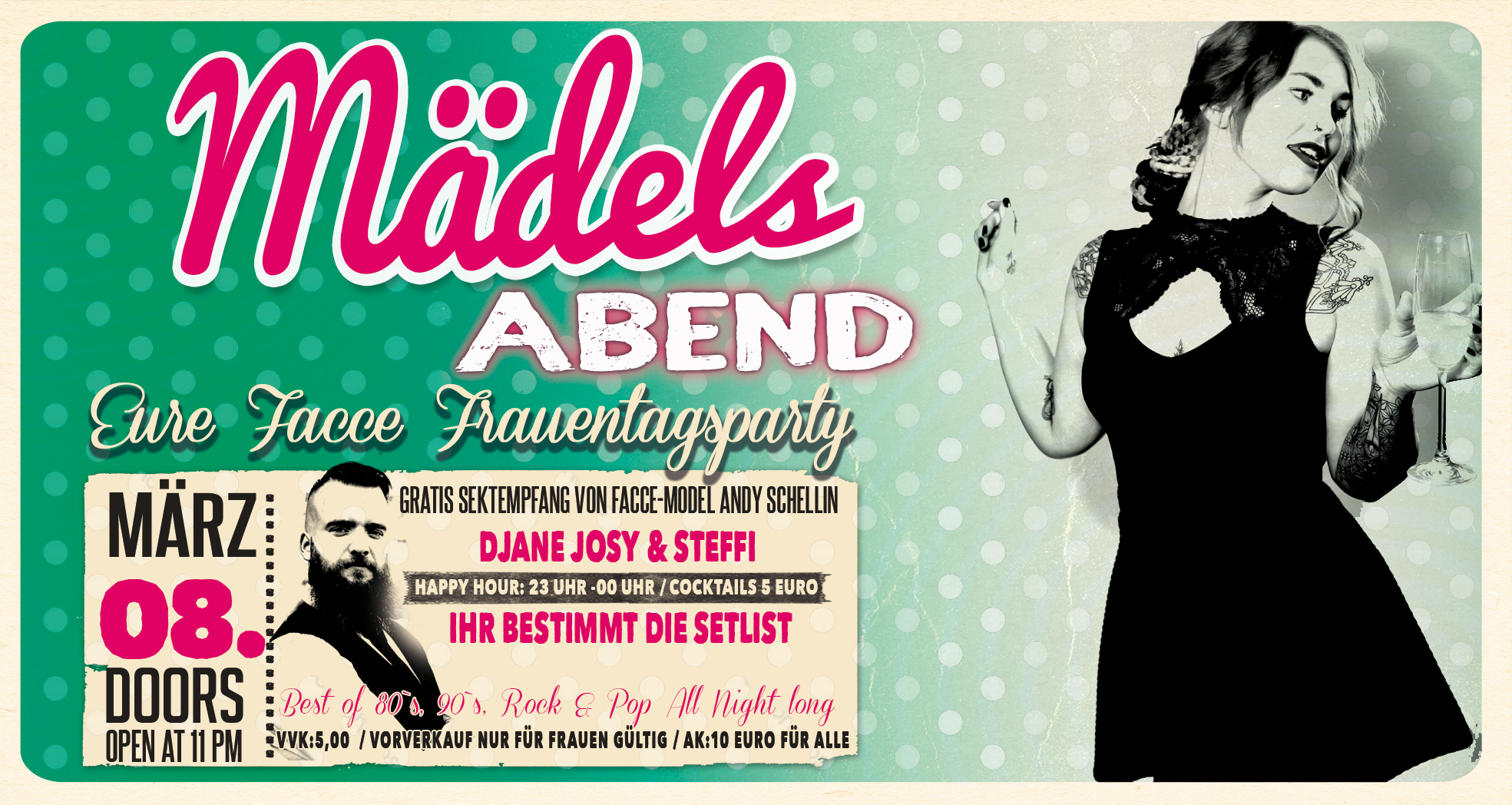 Mädelsabend - Eure Factory Frauentagsparty // 08.03.2024