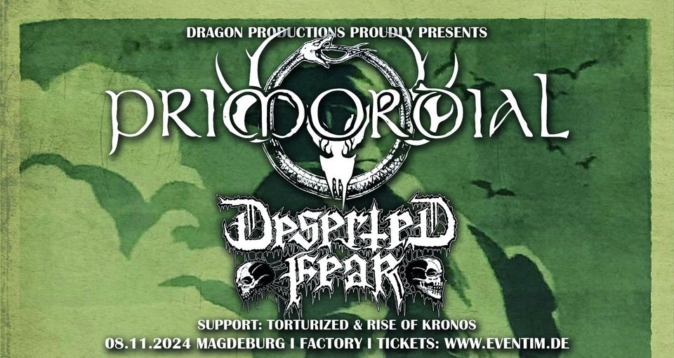 EXTREME ÄTTÄCK V : Primordial, Deserted Fear, Torturized & Rise of Kronos // 08.11.2024