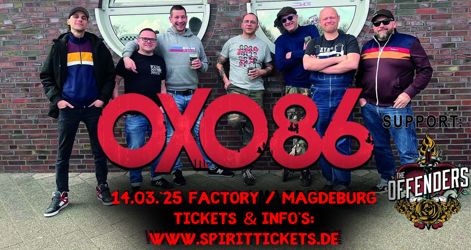 Oxo86 // Tour 2025 // 14.03.2025 // AUSVERKAUFT!