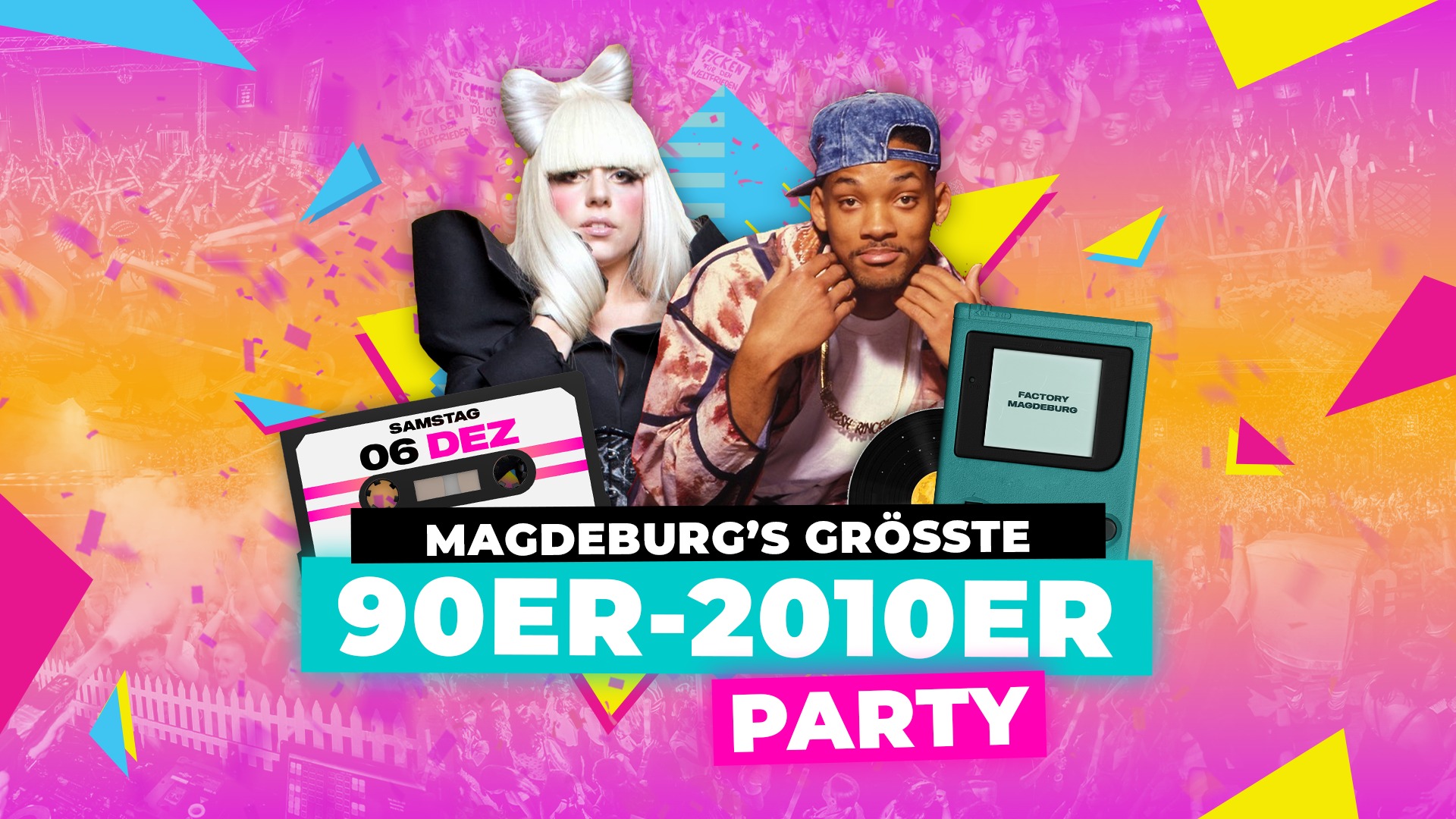 Magdeburgs größte 90er-2010er Party // 06.12.2025