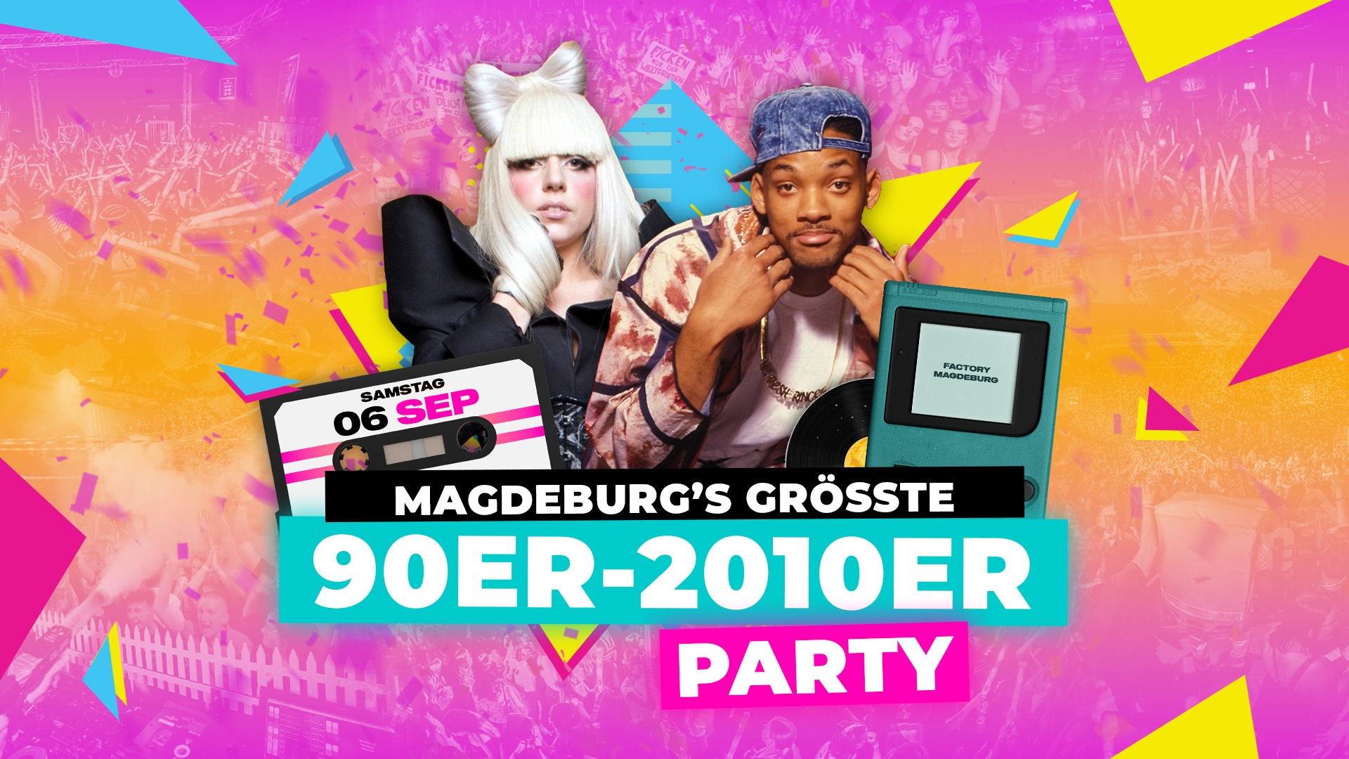 Magdeburgs größte 90er - 2010er Party // 06.09.2025