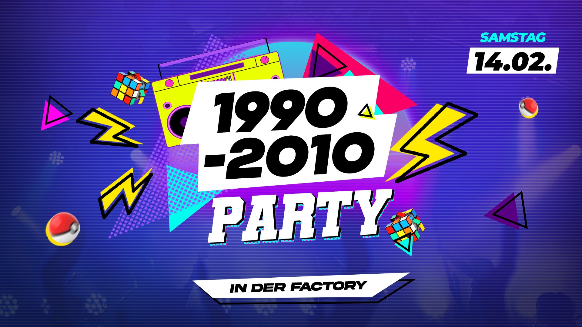 Magdeburgs größte 90er - 2010er Party // 14.02.2026
