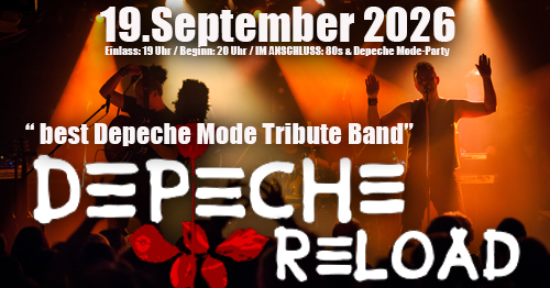 Depeche Reload // Best Depeche Mode Tribute Band // 19.09.2026
