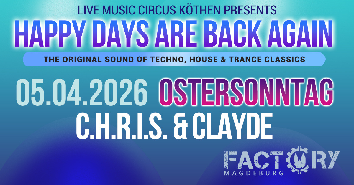 HAPPY DAYS ARE BACK AGAIN // 05.04.2026